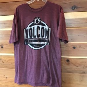Burgundy Volcom Tshirt